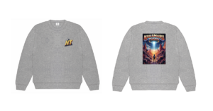 【数量限定】宇宙グレーNTトレーナー 〜中丸サイズエディション〜