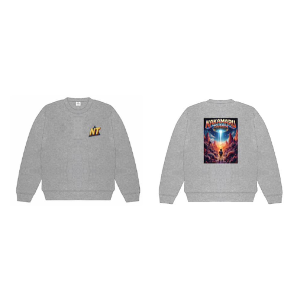 【数量限定】宇宙グレーNTトレーナー 〜中丸サイズエディション〜